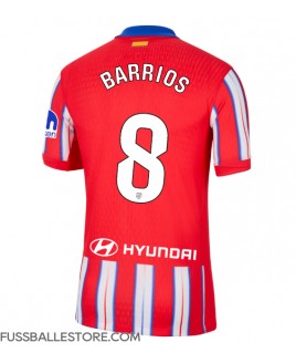 Günstige Atletico Madrid Pablo Barrios #8 Heimtrikot 2024-25 Kurzarm